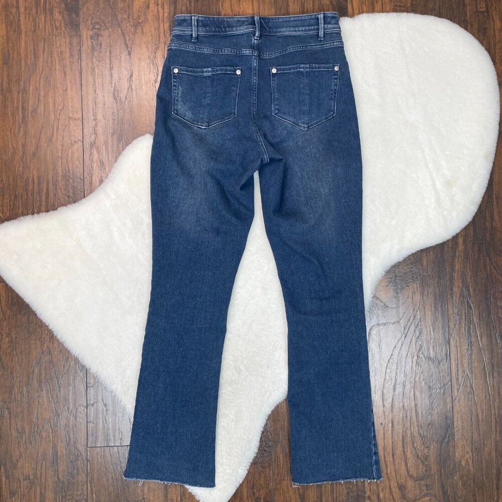 J. Jill Jeans 4T Kick-Flare Ankle Mecium Wash Stretch 4 Tall Mid-Rise Women's - Picture 4 of 12